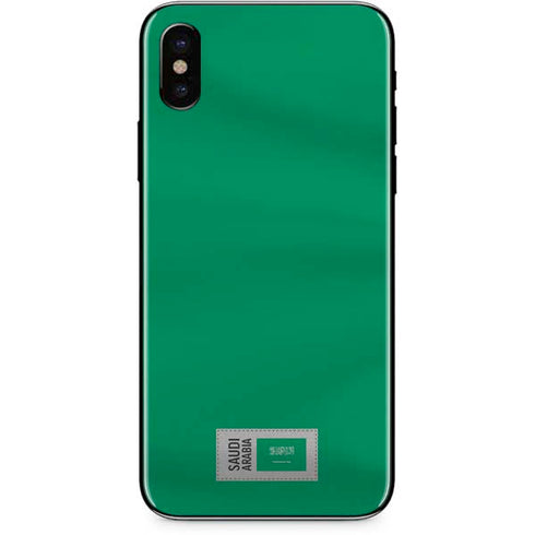 Saudi Arabia Soccer Flag iPhone XS Skin